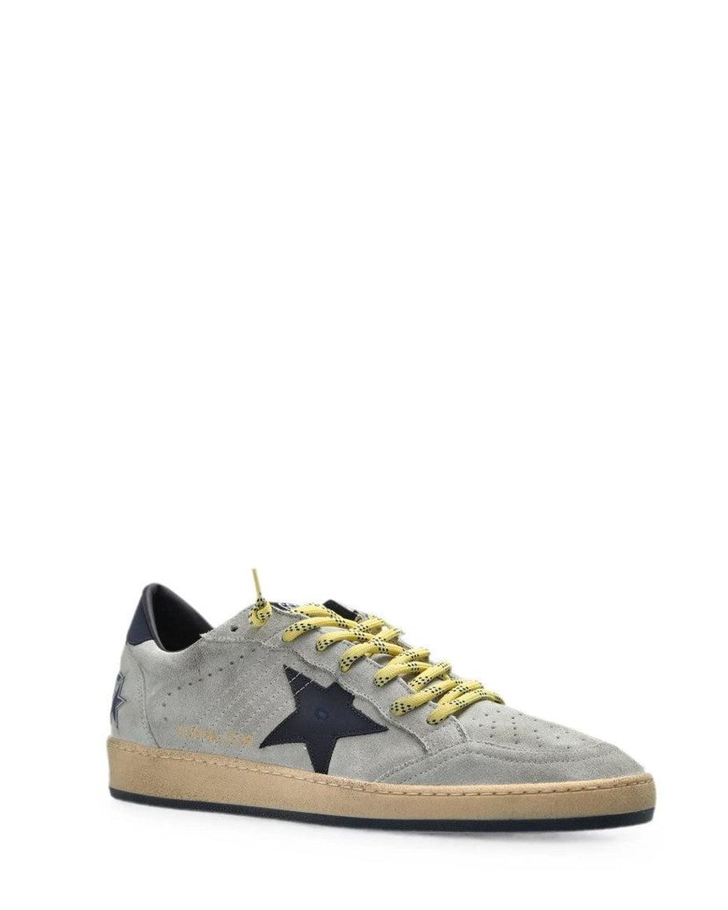 Golden Goose Deluxe Brand Gray Ballstar Sneakers for men