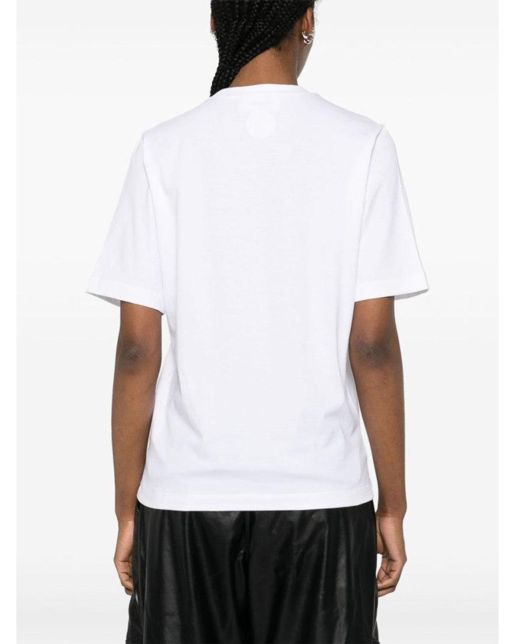 DSquared² White Cartoon Print T-Shirt