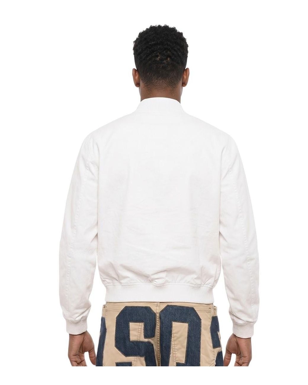 DSquared² White Regular Bomber Jacket for men