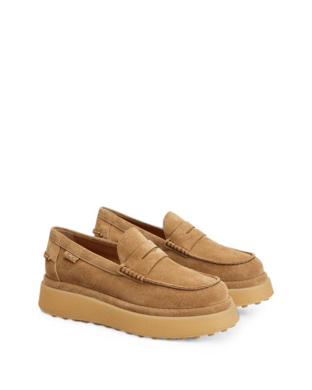 Tod's Brown Suede Loafers