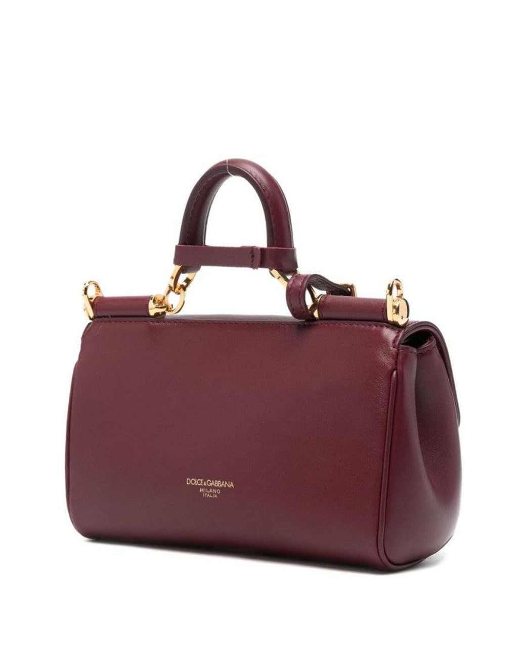 Dolce & Gabbana Purple Sicily Satchel