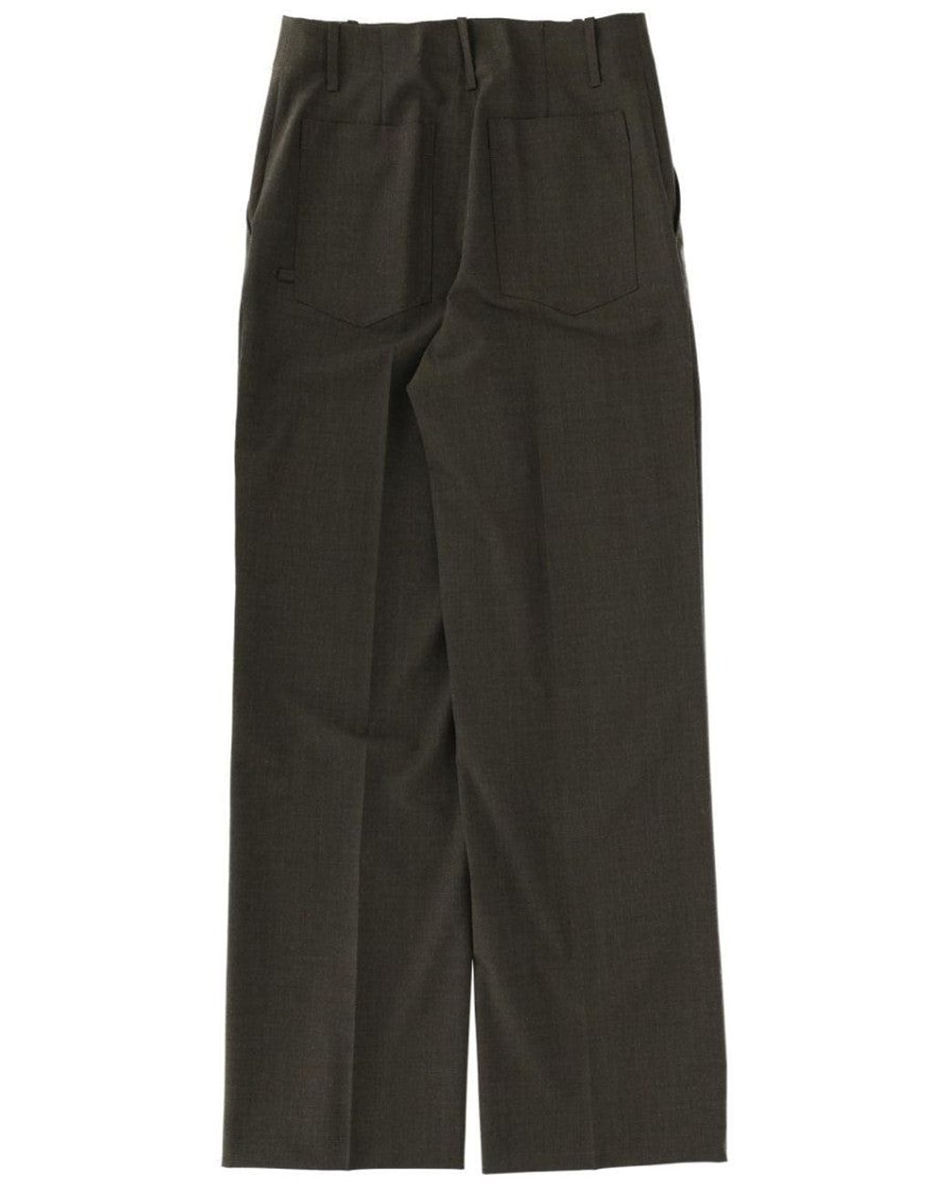 Circus Hotel Gray Straight Flat Front Pants