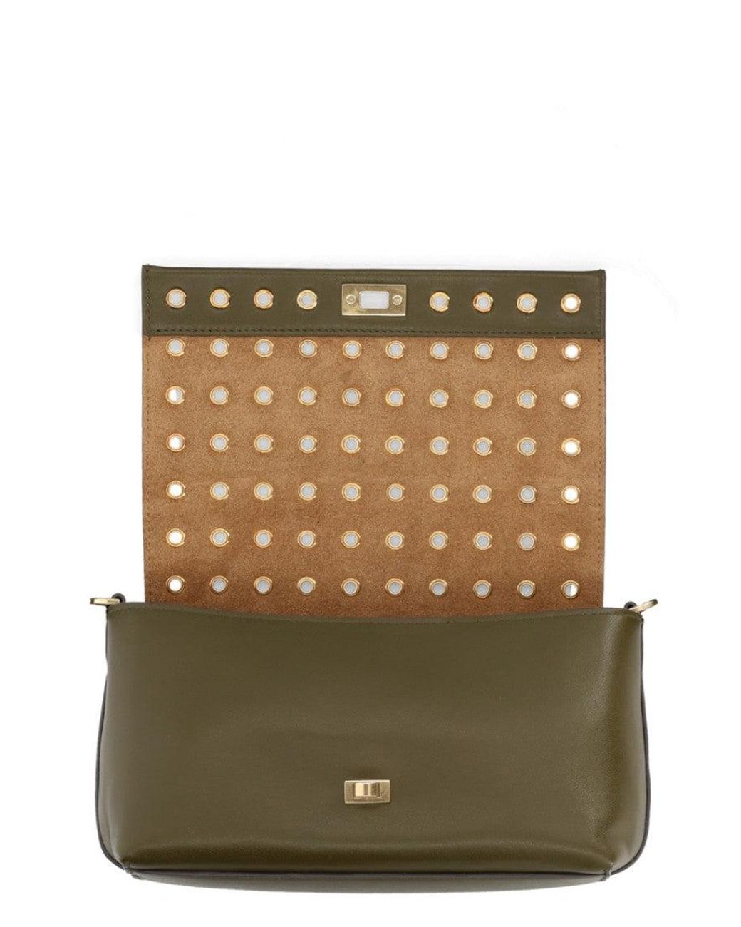 Anya Hindmarch Green Mortimer Small Crossbody Bag