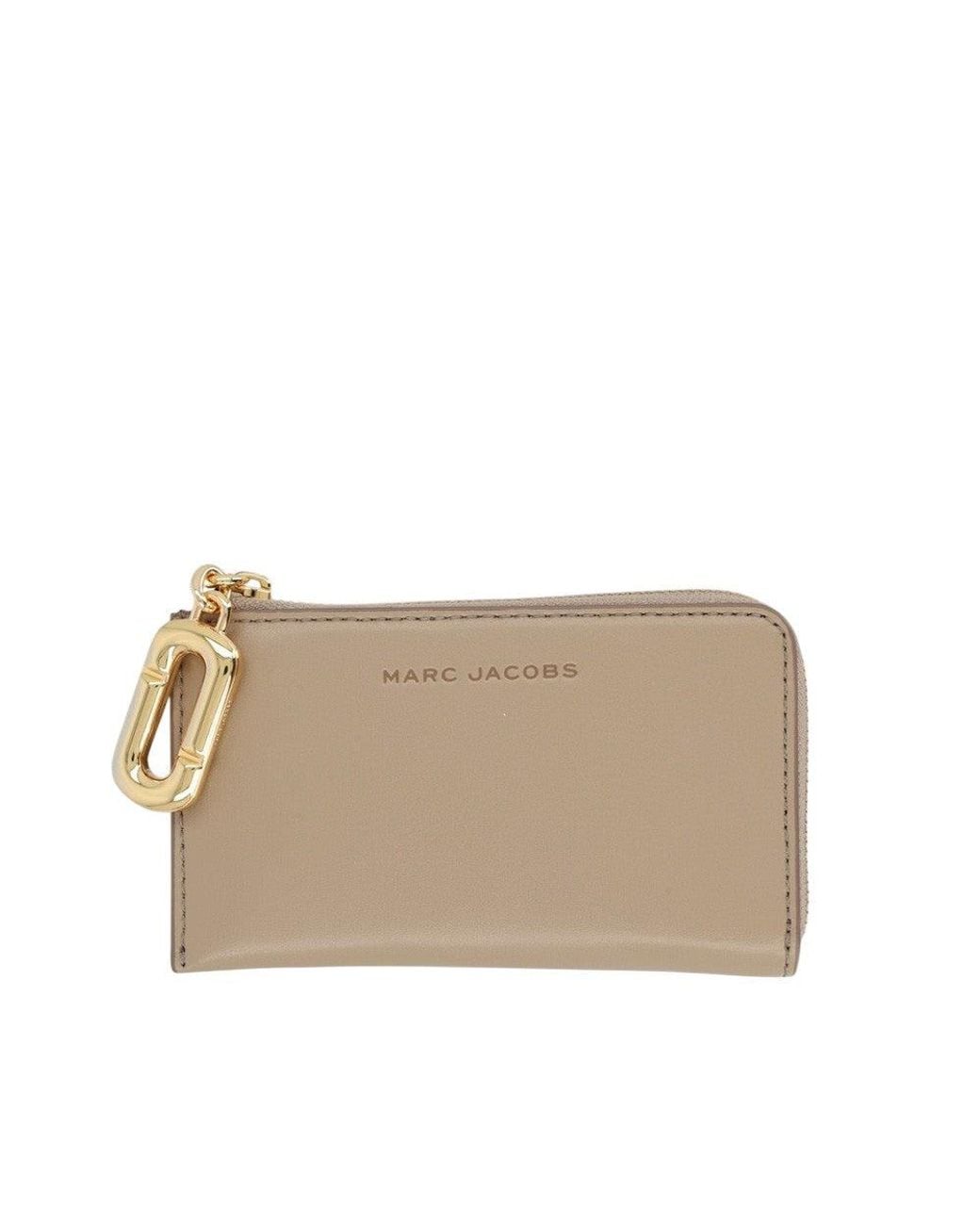 Marc Jacobs Natural Solid Zip Wallet