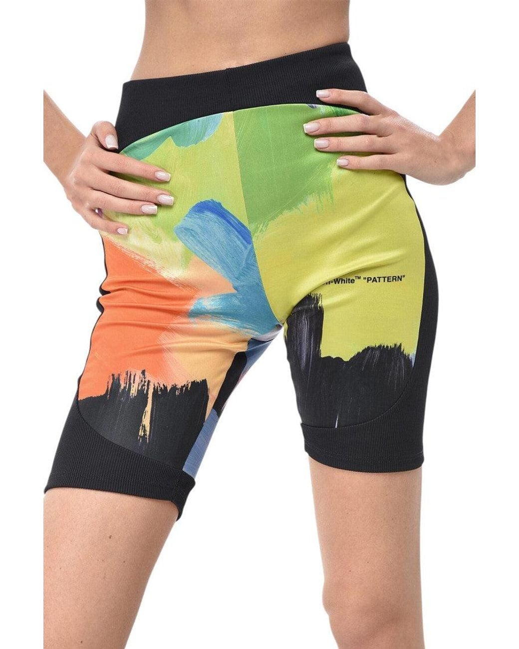 Off-White c/o Virgil Abloh Green Nylon Abstract Activewear