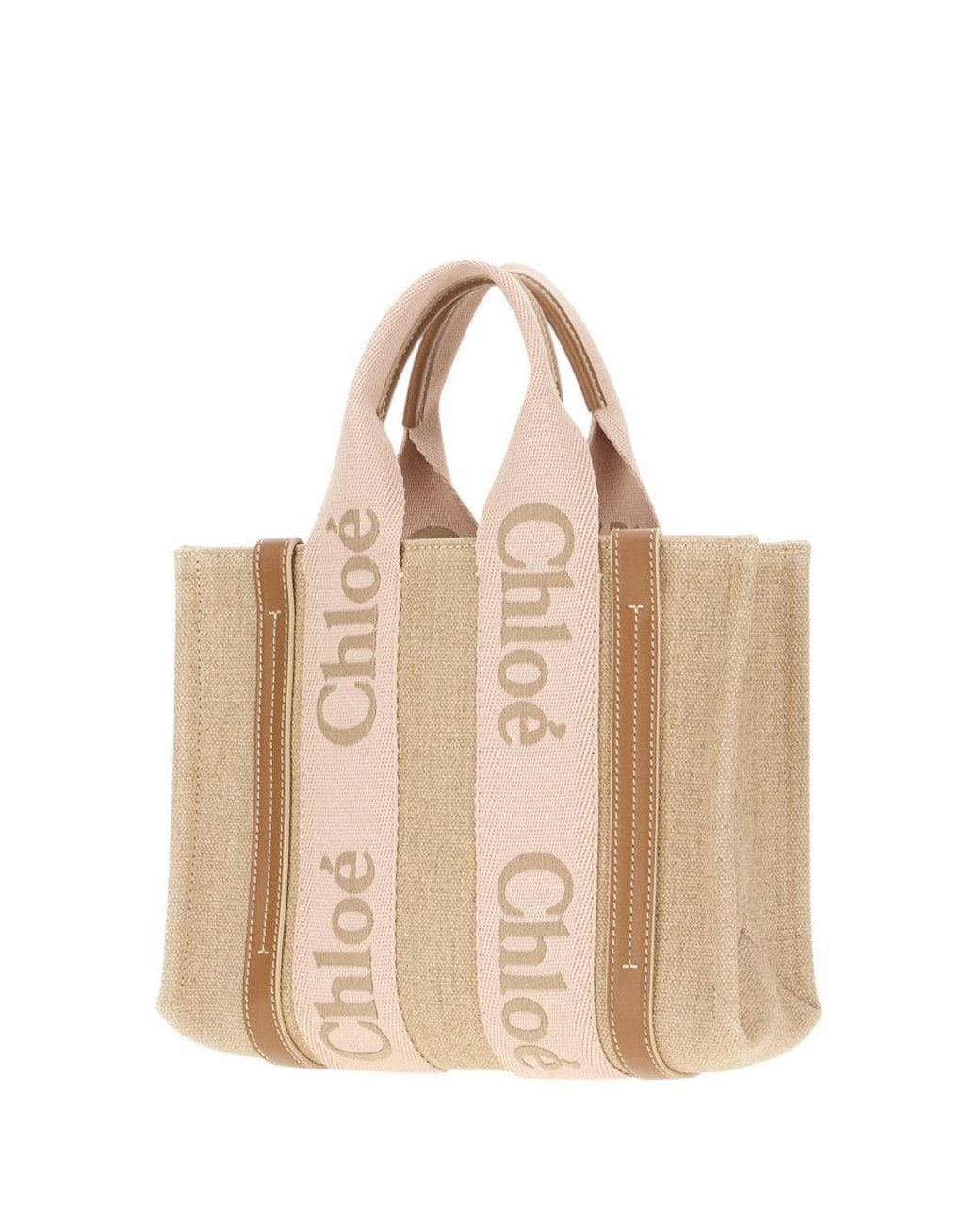 Chloé Natural Woody Small Tote
