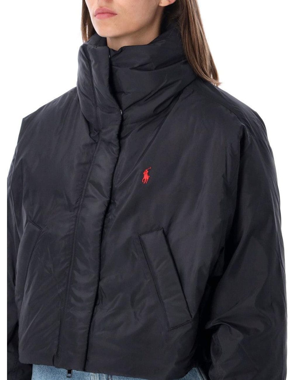 Polo Ralph Lauren Blue Mock Collar Jacket