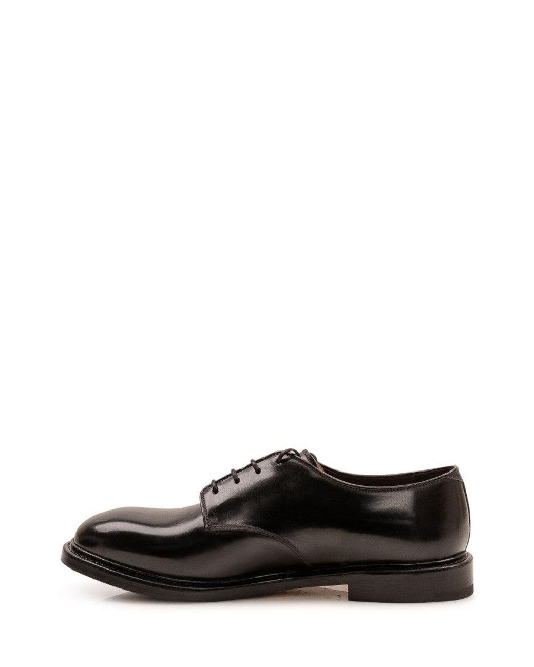 Premiata Brown Solid Lace Up Shoes for men