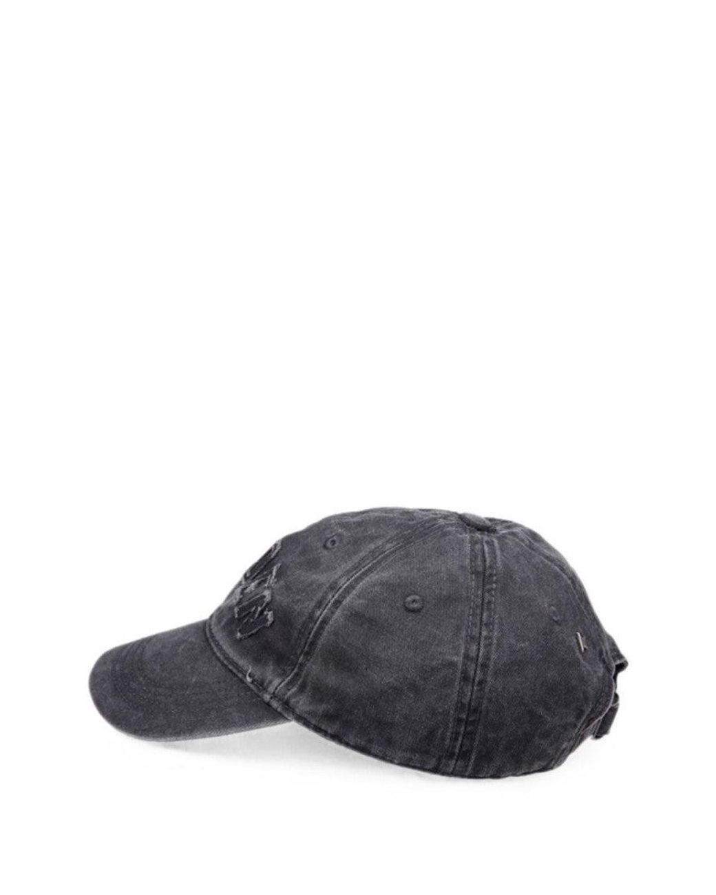 Golden Goose Deluxe Brand Gray Logo Baseball Hat for men