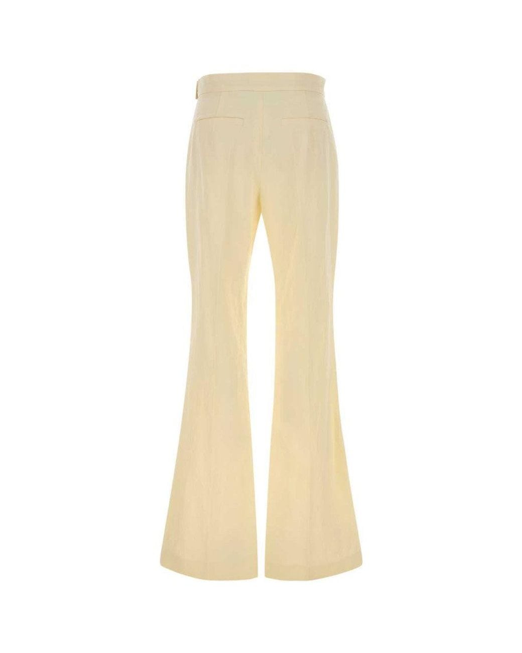 Sportmax Natural Cream Flared Pant