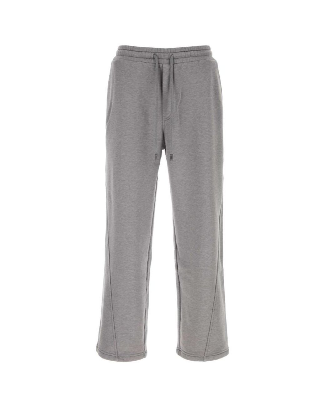 Dolce & Gabbana Gray Drawstring Straight Joggers for men