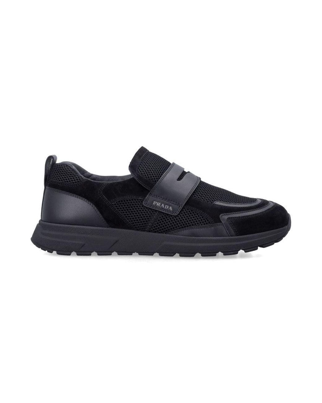 Prada Black Prax Loafers for men