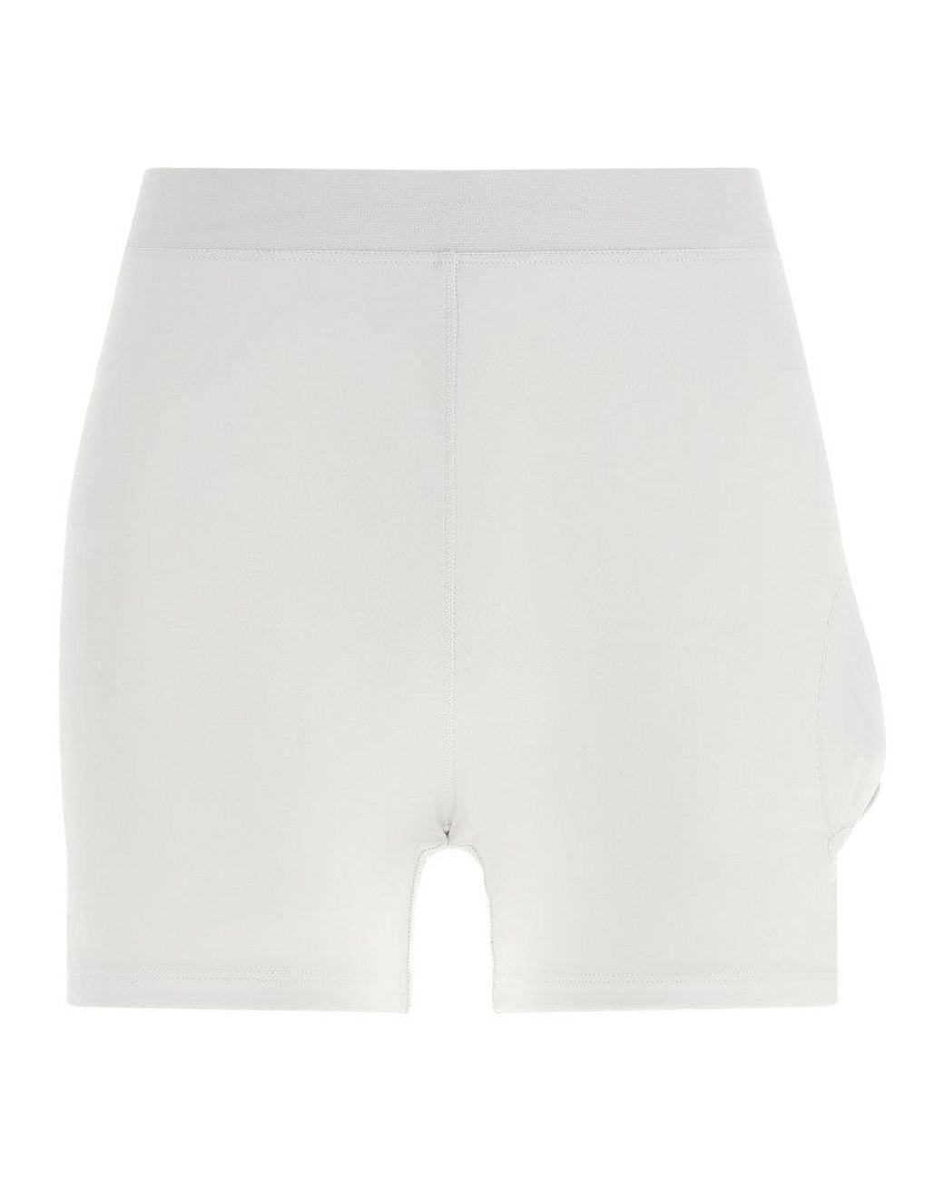 Brunello Cucinelli White Logo Embroidery Tennis Dress