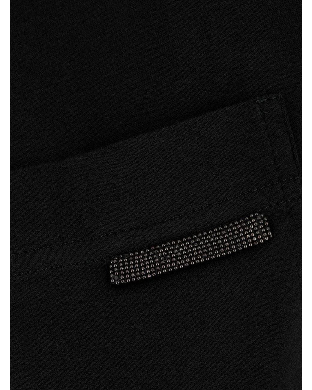 Brunello Cucinelli Black Chest Pocket T-Shirt