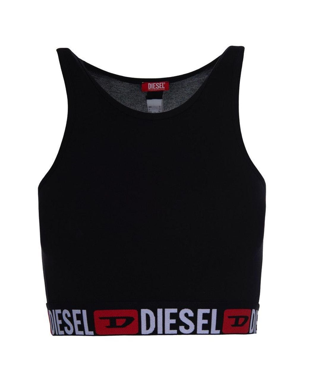 DIESEL Black Crew Neck Top