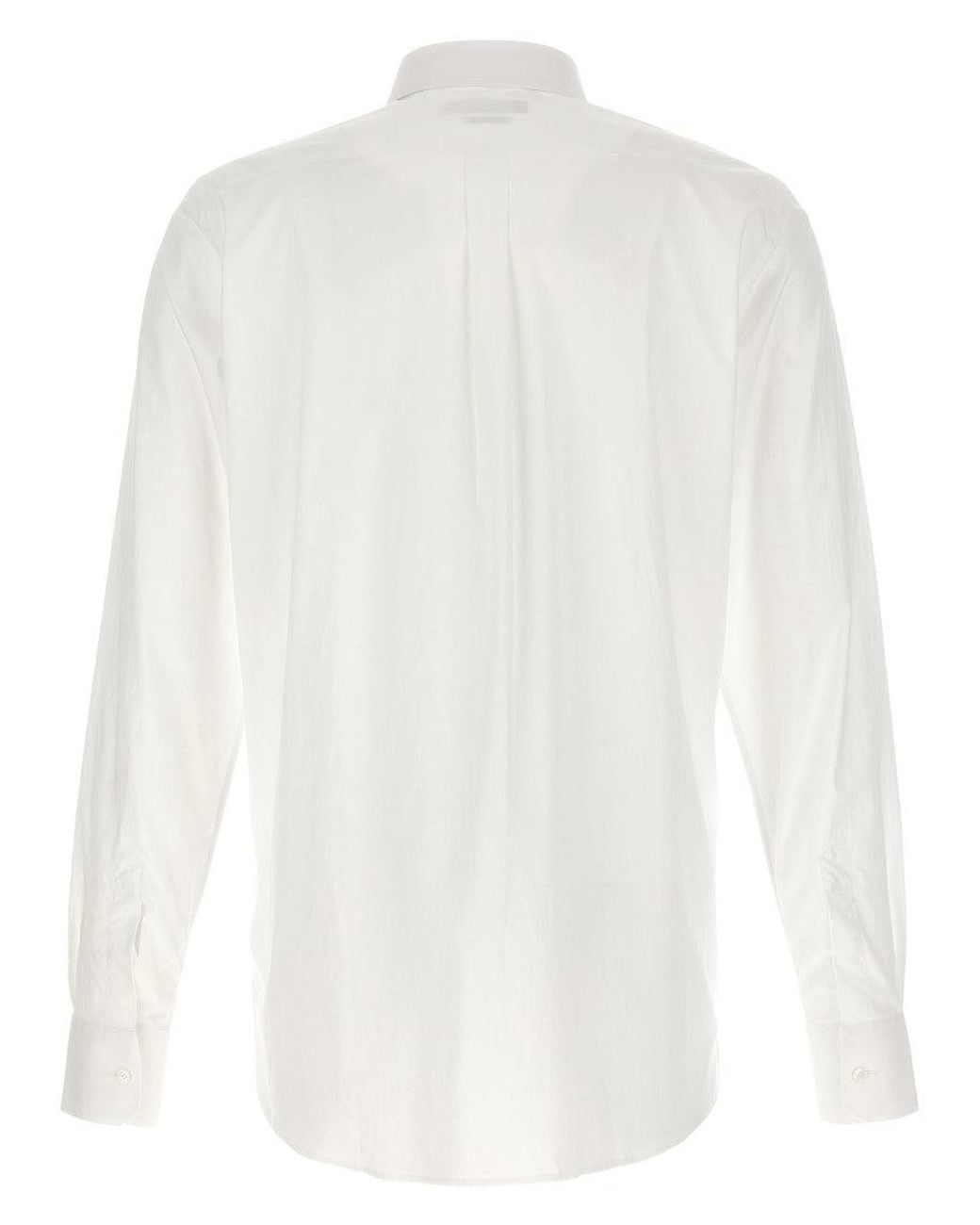 Dolce & Gabbana White Long Sleeve Shirt for men