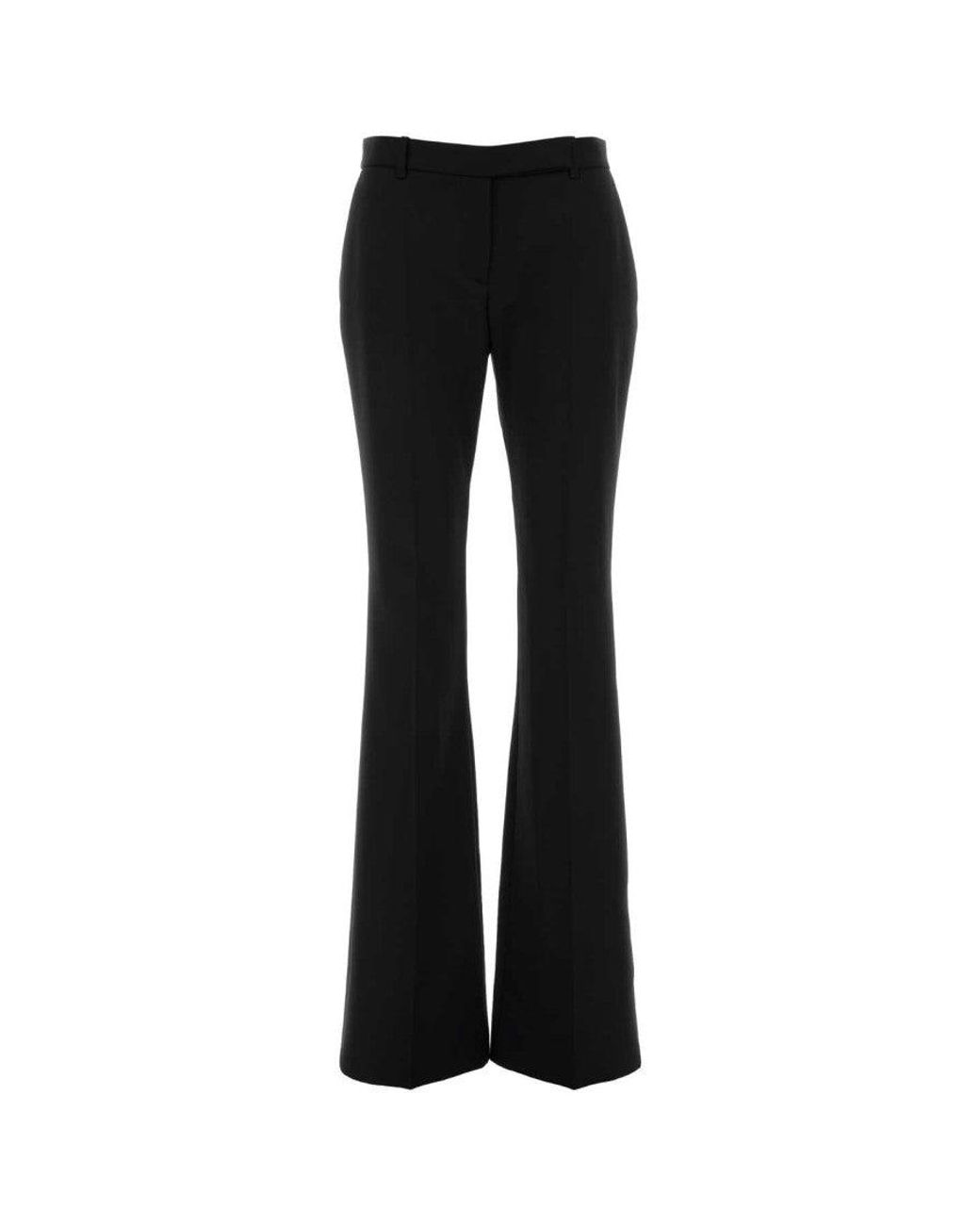 McQueen Black Slim Bootcut Pants