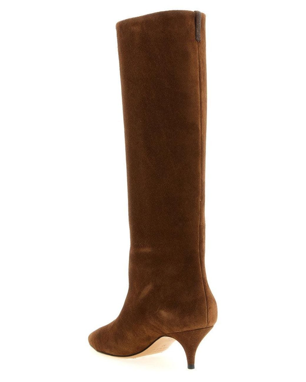 Fabiana Filippi Brown High Suede Boots
