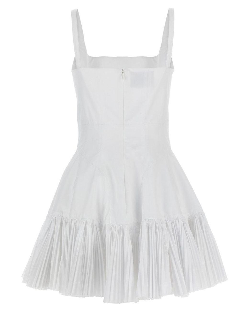Giovanni bedin White Pleated Dress