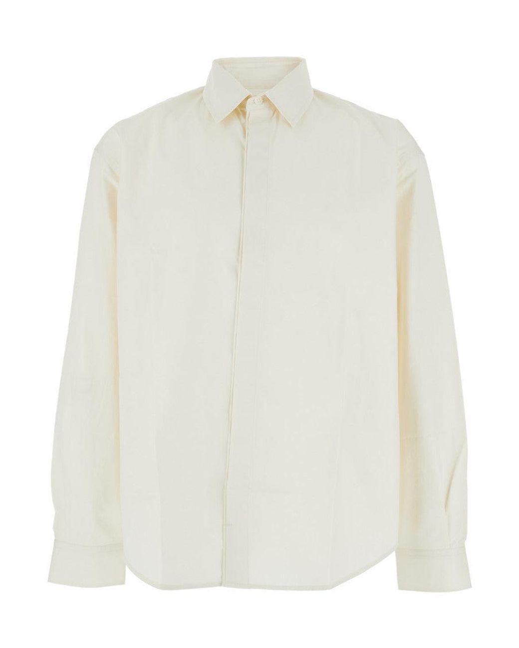 Jacquemus White Cotton Shirt for men