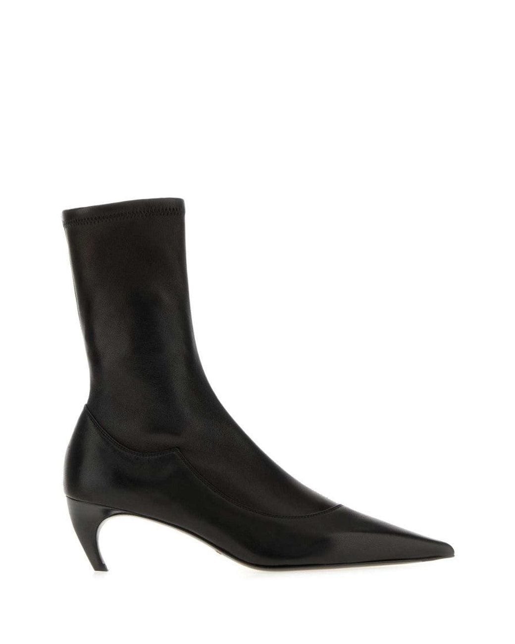 Khaite Black Valerie Boots