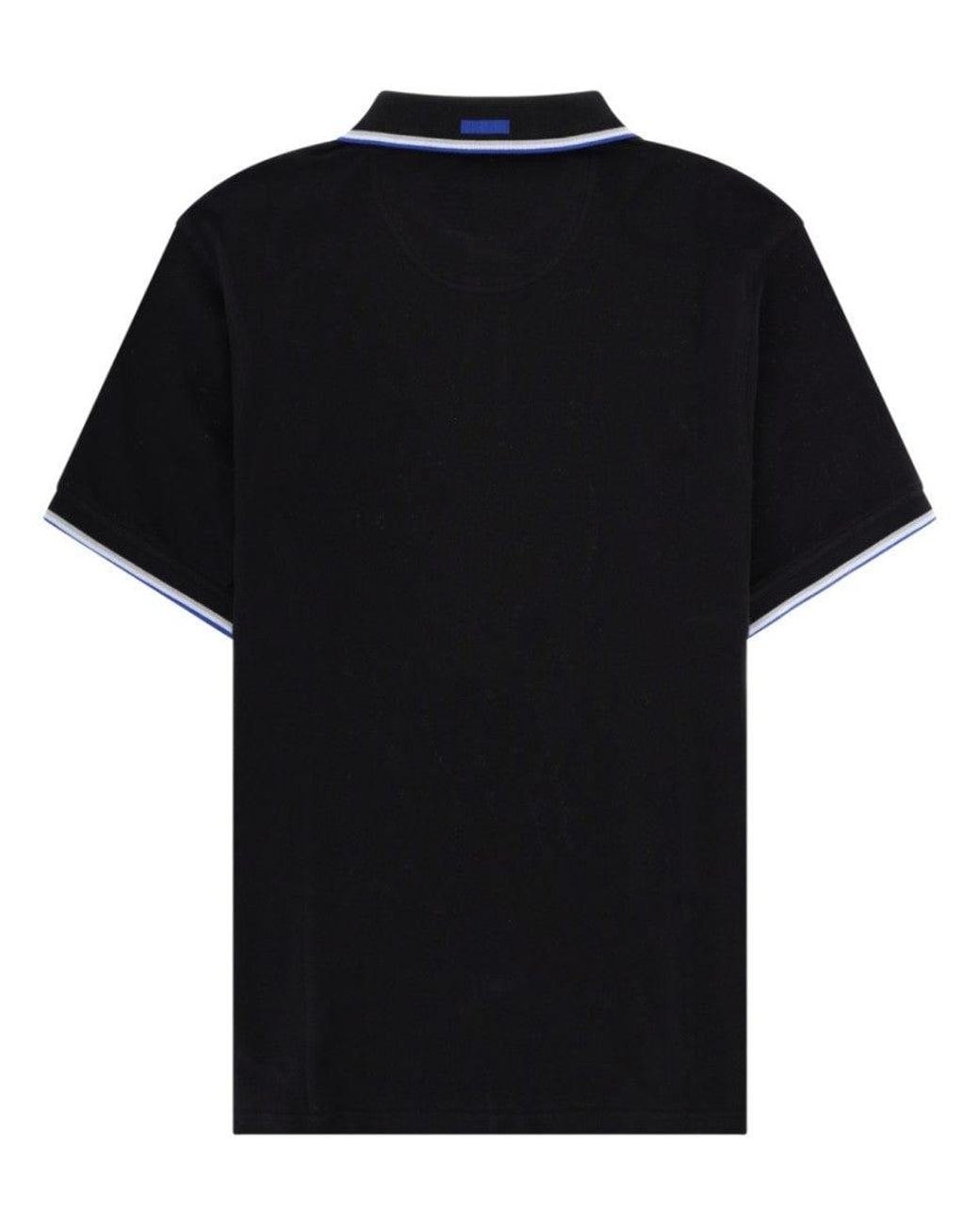 Paul Smith Black Shirt Collar Polo for men