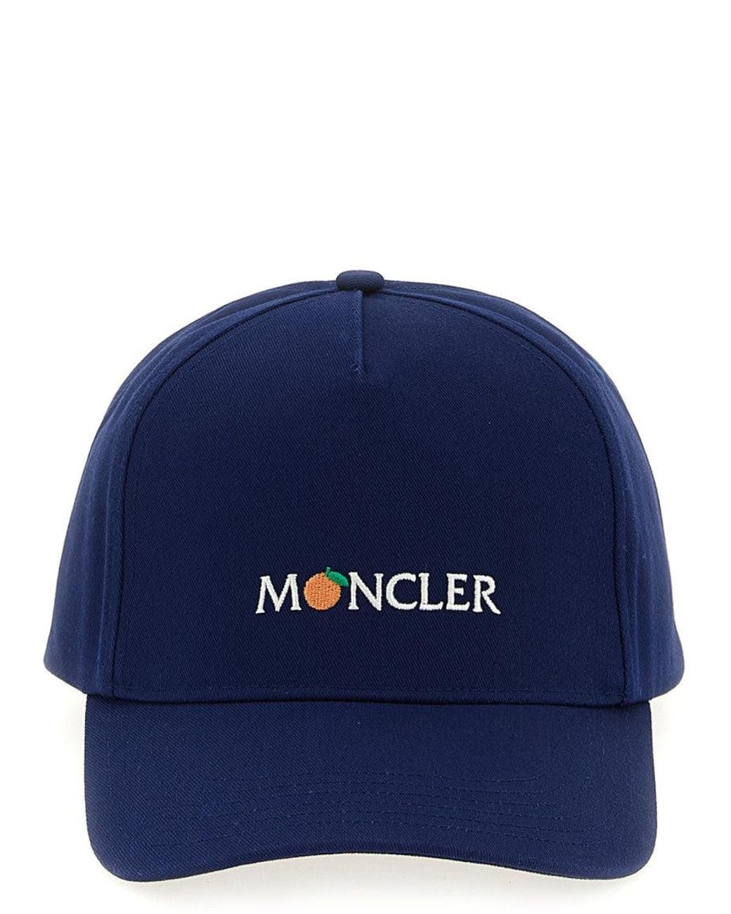 Moncler Blue Logo Baseball Cap for men