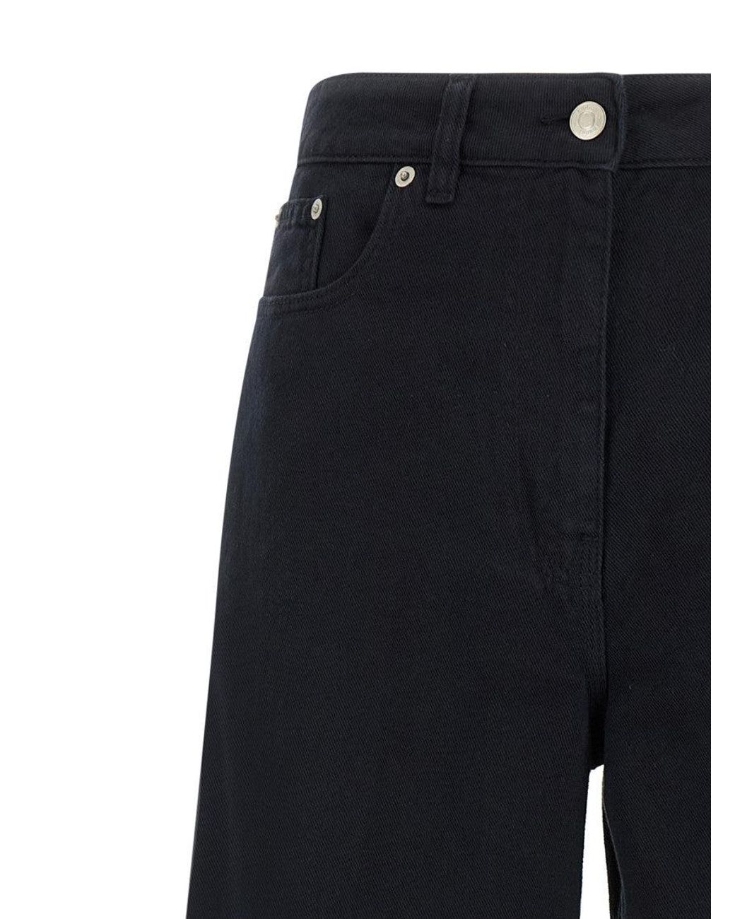 Nude Blue Flared Mid Rise Jeans