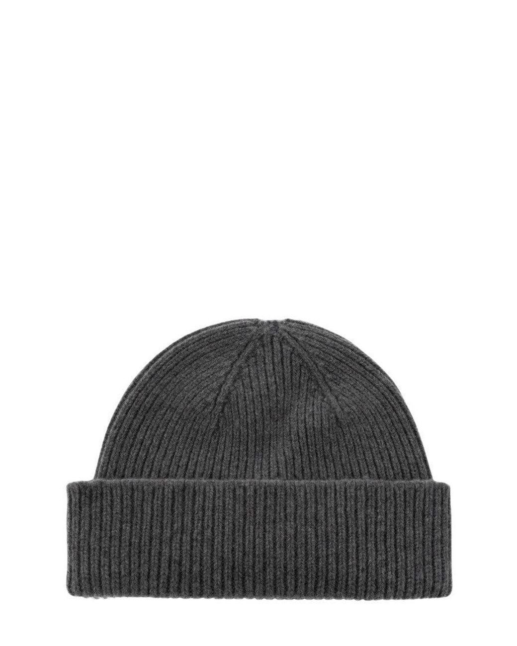 Paul Smith Black Knitted Beanie Cap for men
