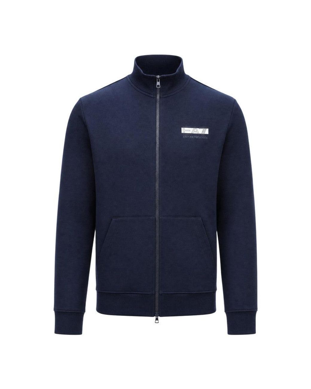 EA7 Blue Regular Tracksuit for men