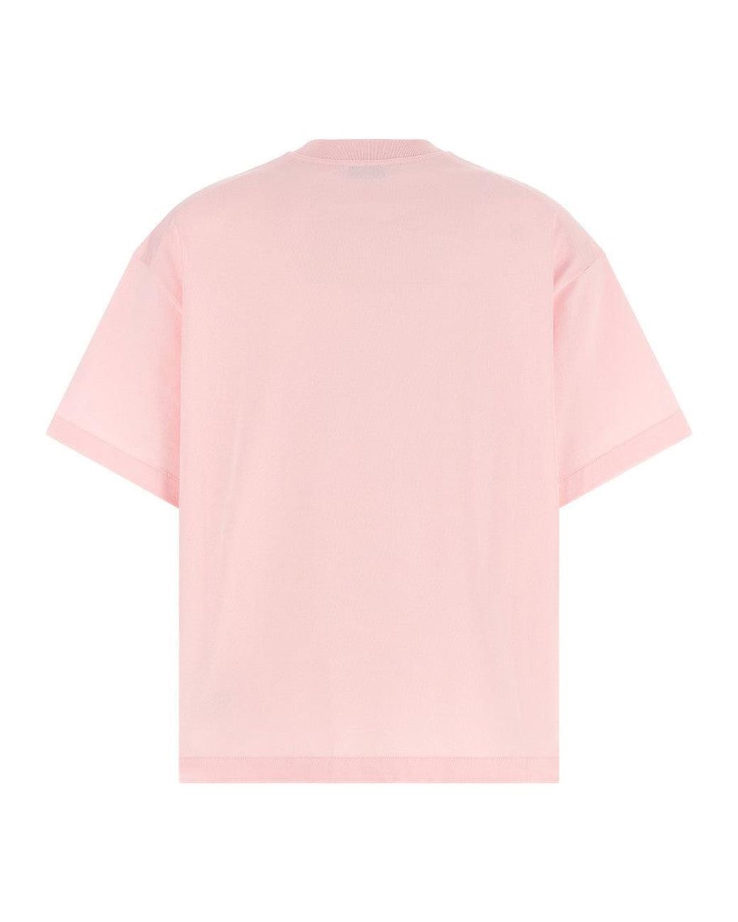 Jil Sander Pink Cotton T-Shirt