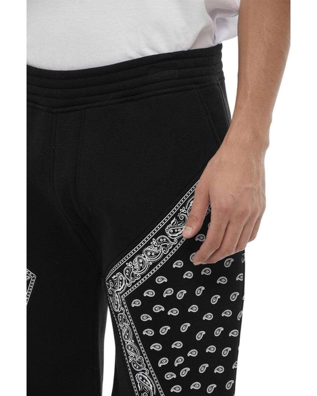 Neil Barrett Black Regular Printed Shorts for men