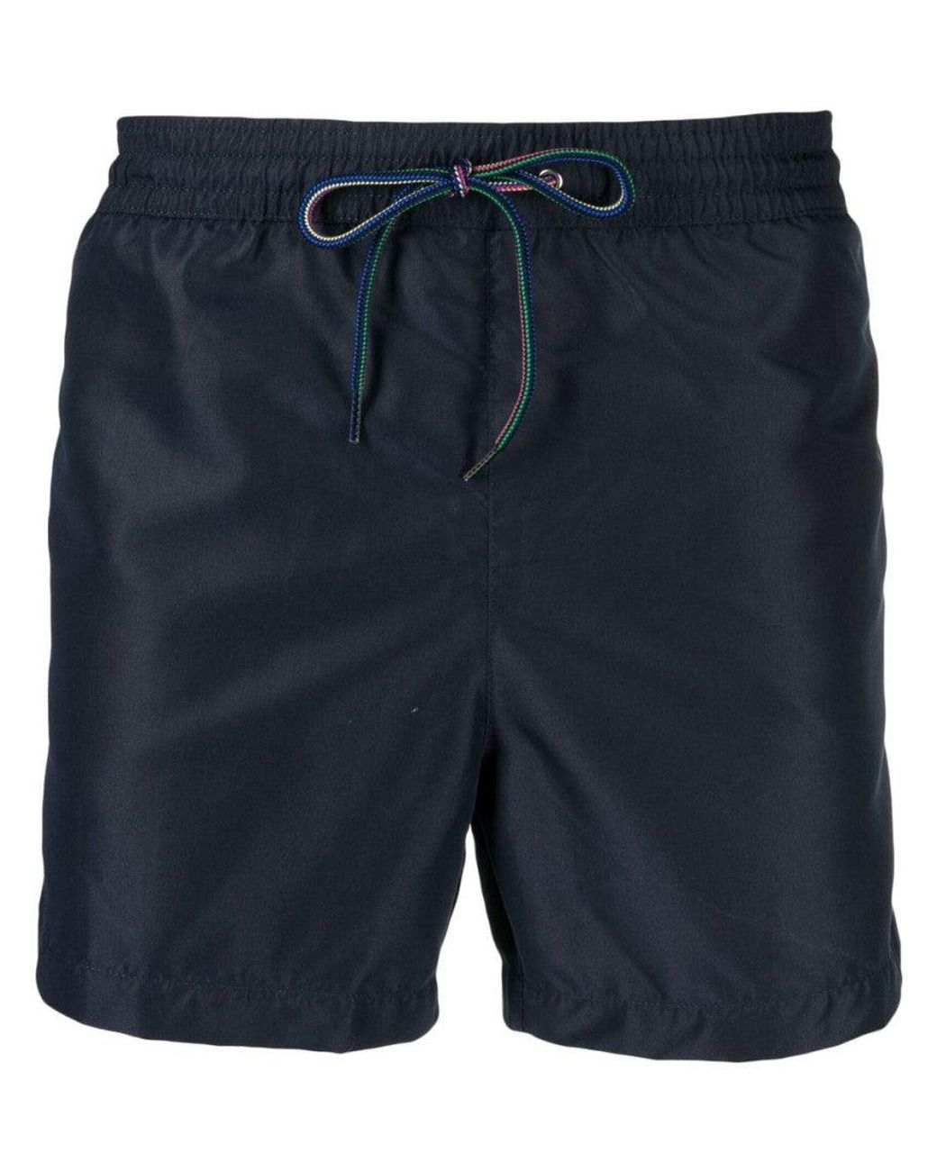 Paul Smith Blue Drawstring Swim Shorts for men