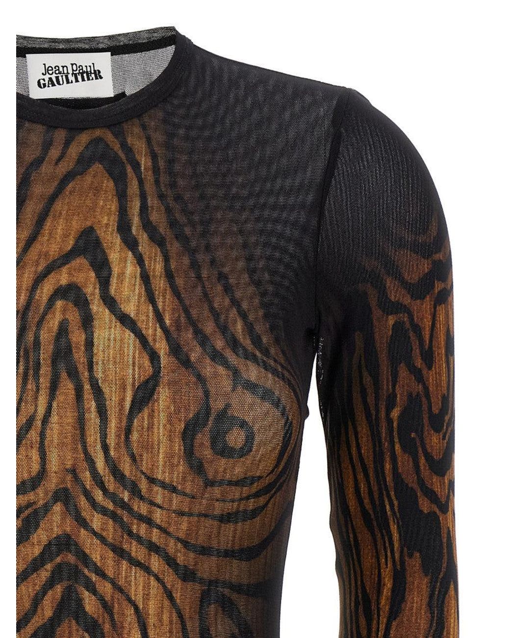 Jean Paul Gaultier Brown 'The Wood' Bodysuit