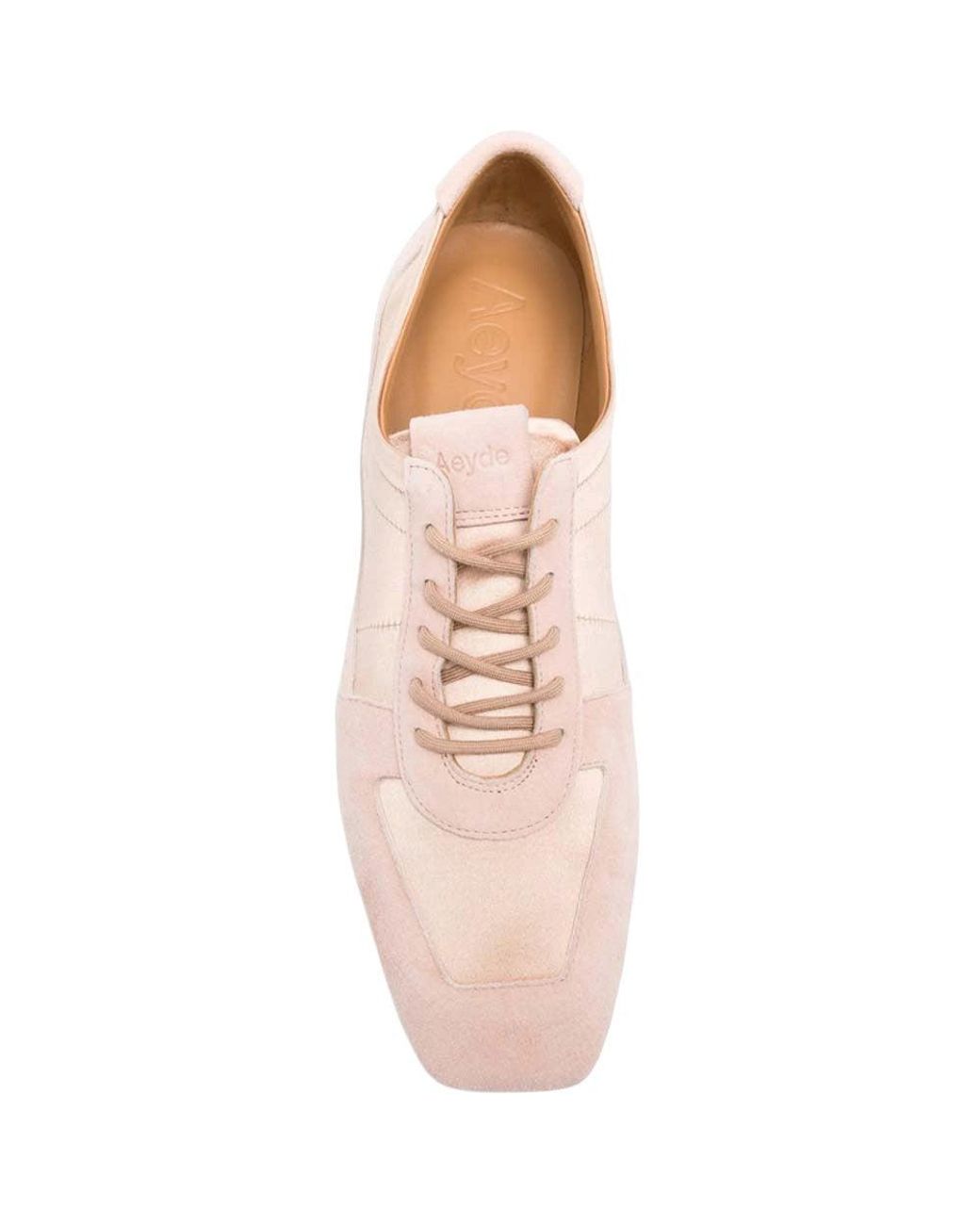 Aeyde Pink Suede Sneakers
