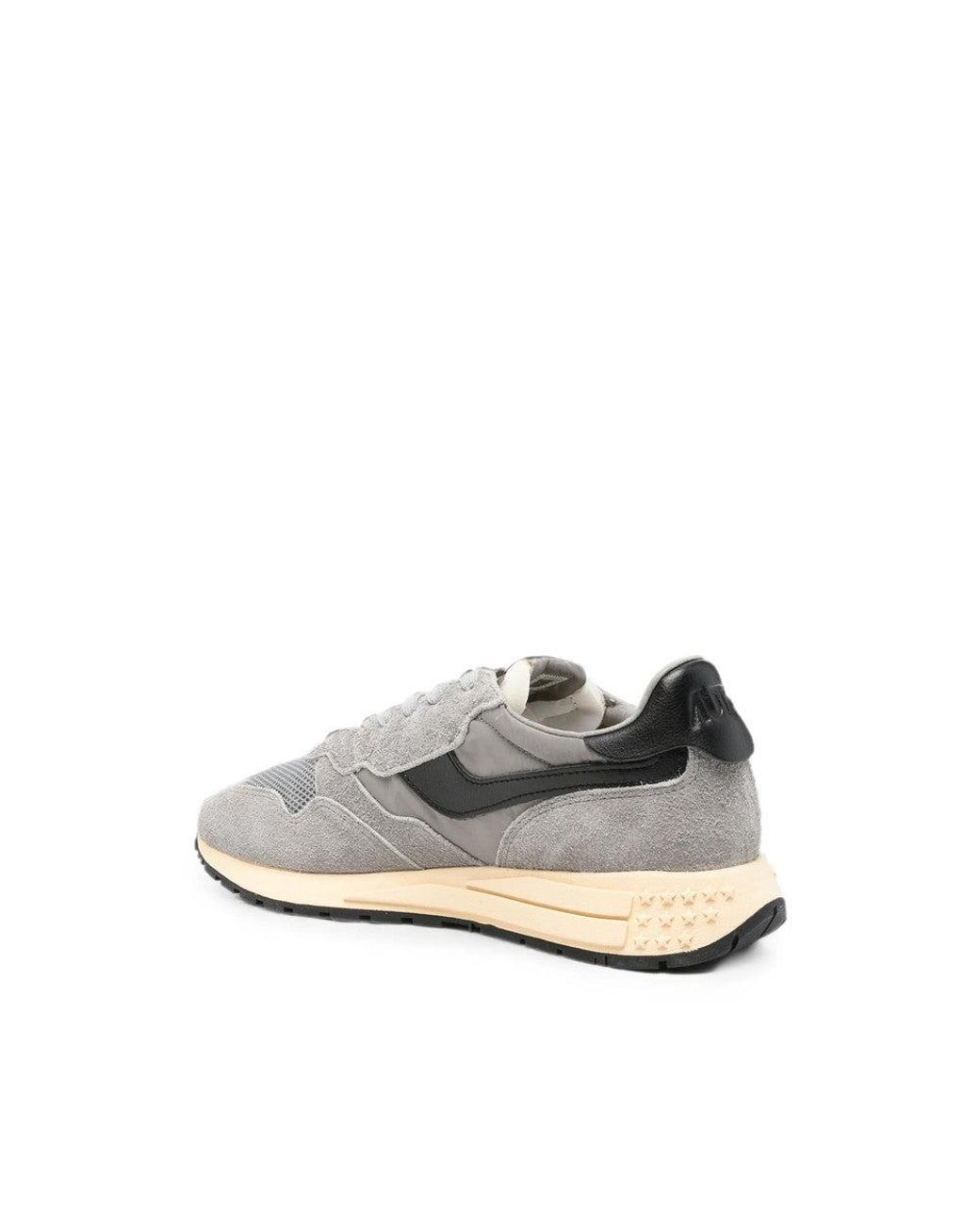 Autry White Reelwind Low Suede/Net for men