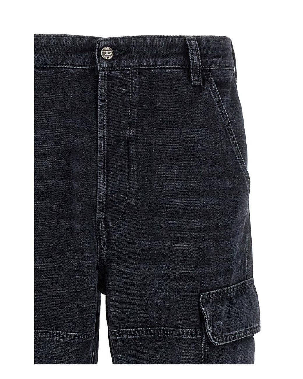 DIESEL Blue 'D-Uty-Cargo' Jeans for men