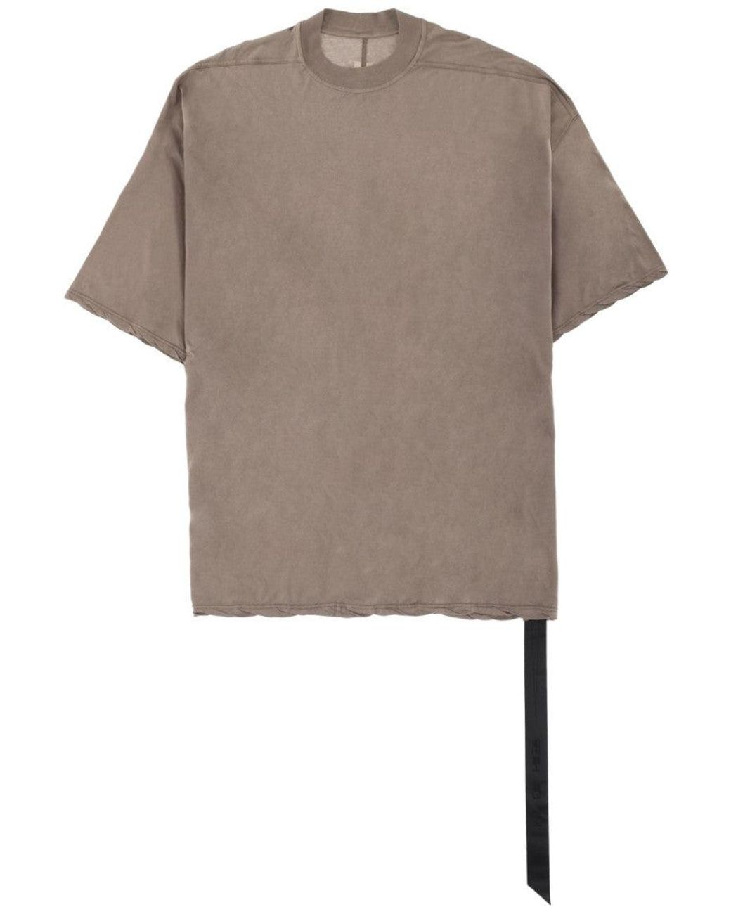 Rick Owens Gray Rick Owens Drkshdw Cotton T-Shirt for men
