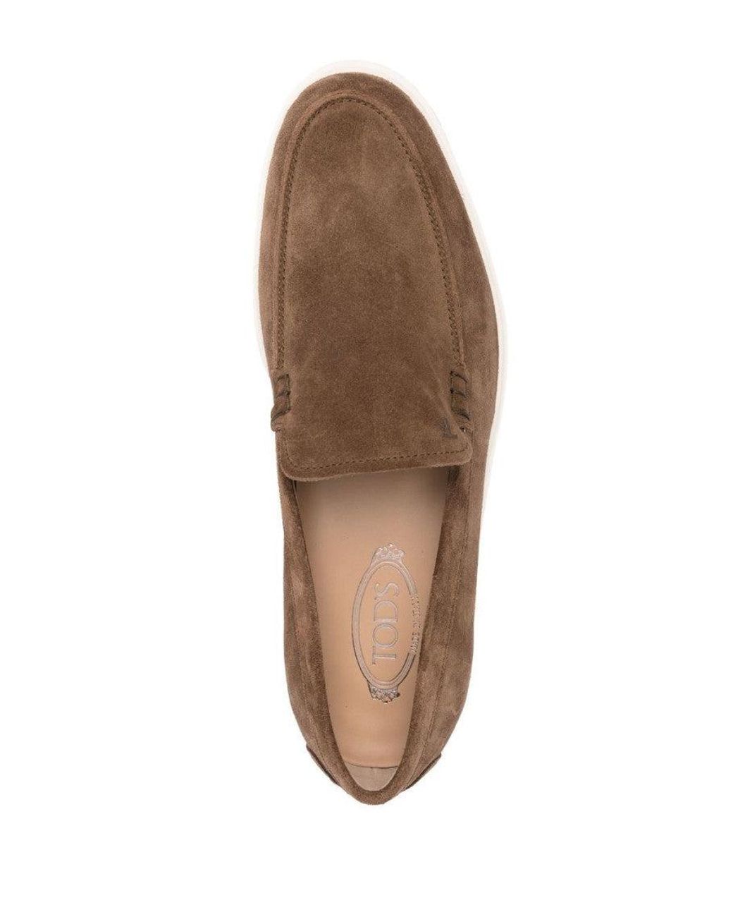 Tod's Brown Slip On Loafers for men