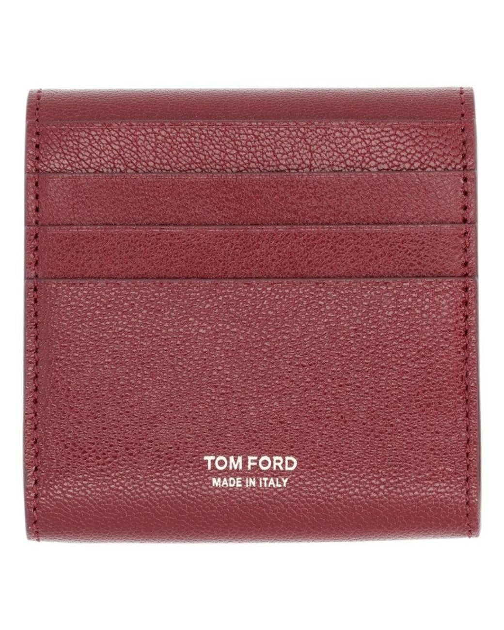 Tom Ford Logo Textured Wallet