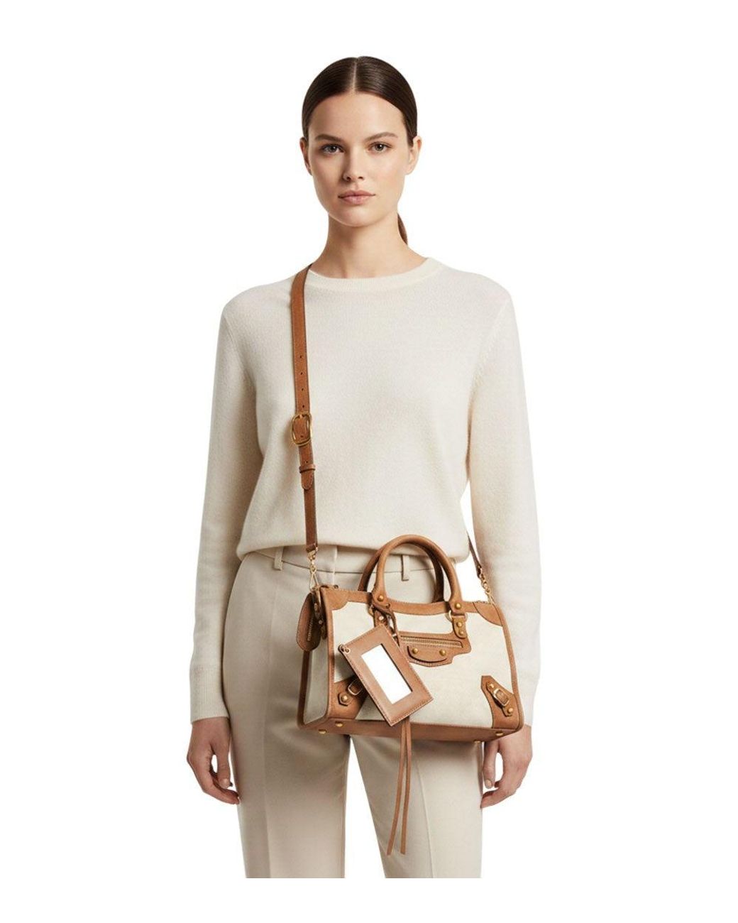 Balenciaga Brown Le City Small Satchel