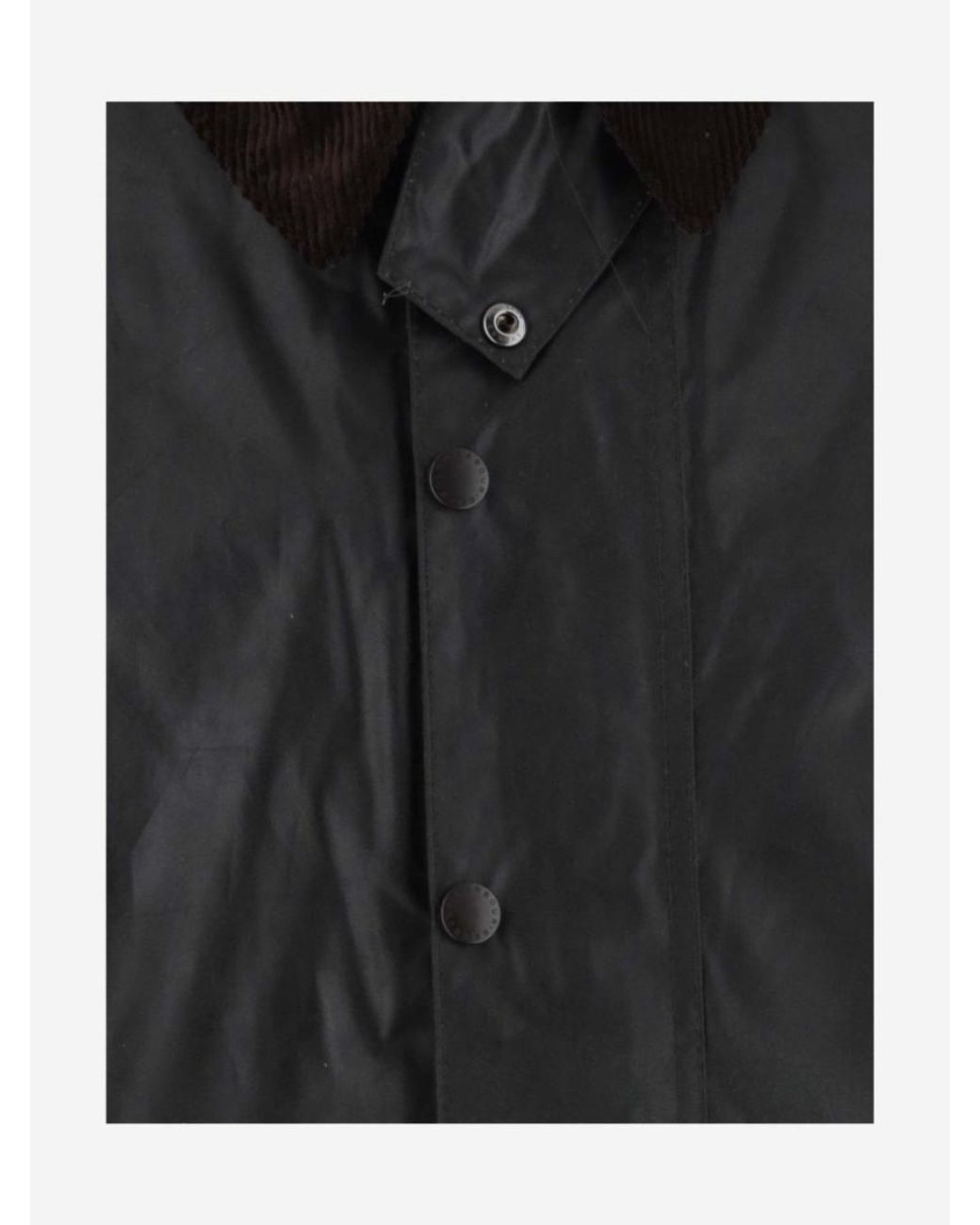 Barbour Black Embroidered Logo Jacket for men