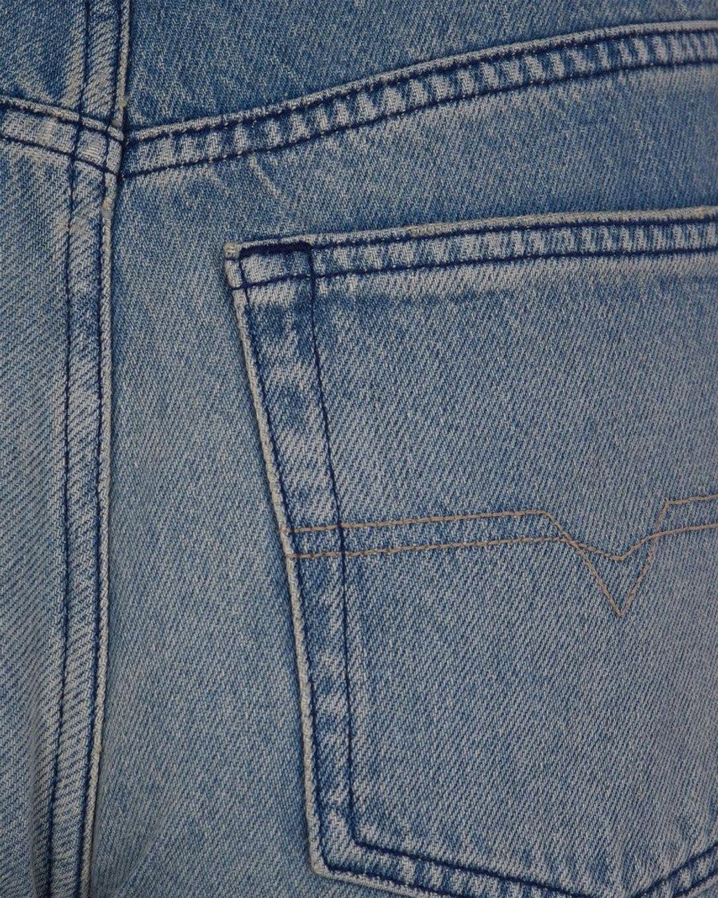 DIESEL Blue Regular High Rise Jeans
