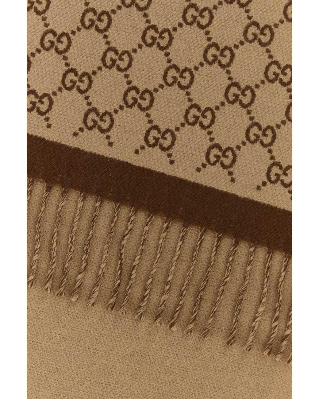 Gucci Natural Logo Scarf