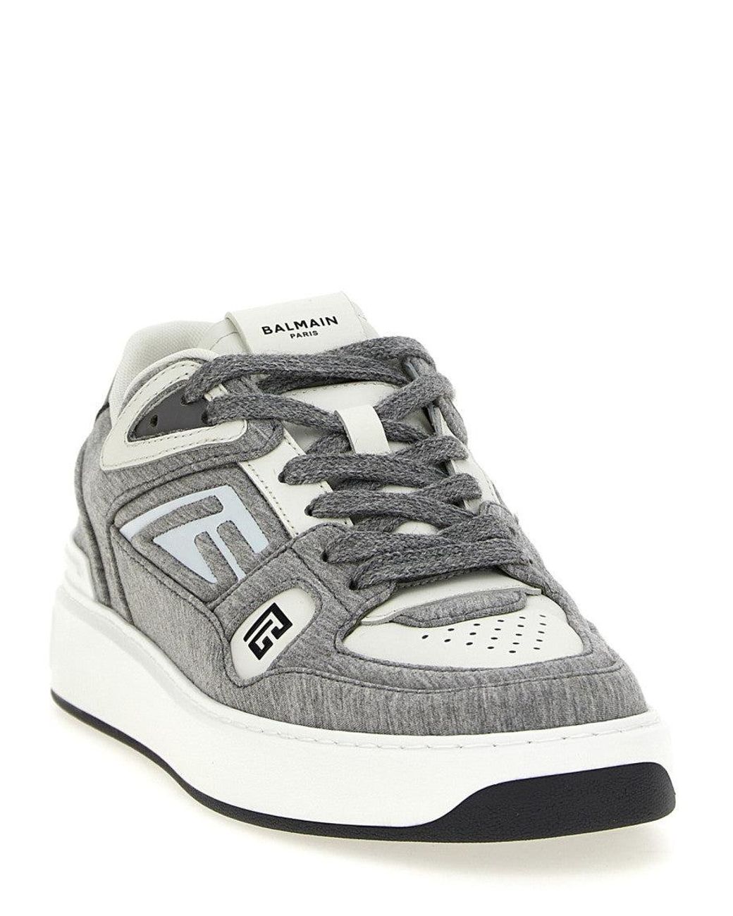 Balmain White B-Court Skate Sneaker for men