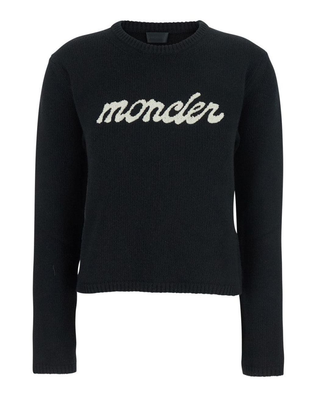 Moncler Black Crew Neck Sweater