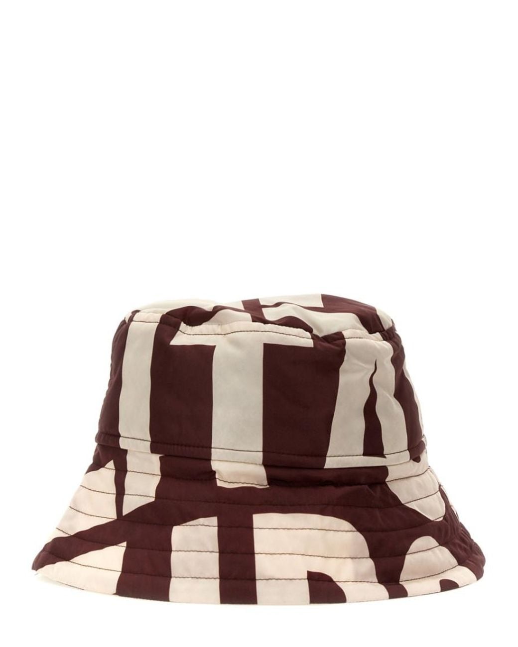 Dries Van Noten Brown Logo Bucket Hat for men