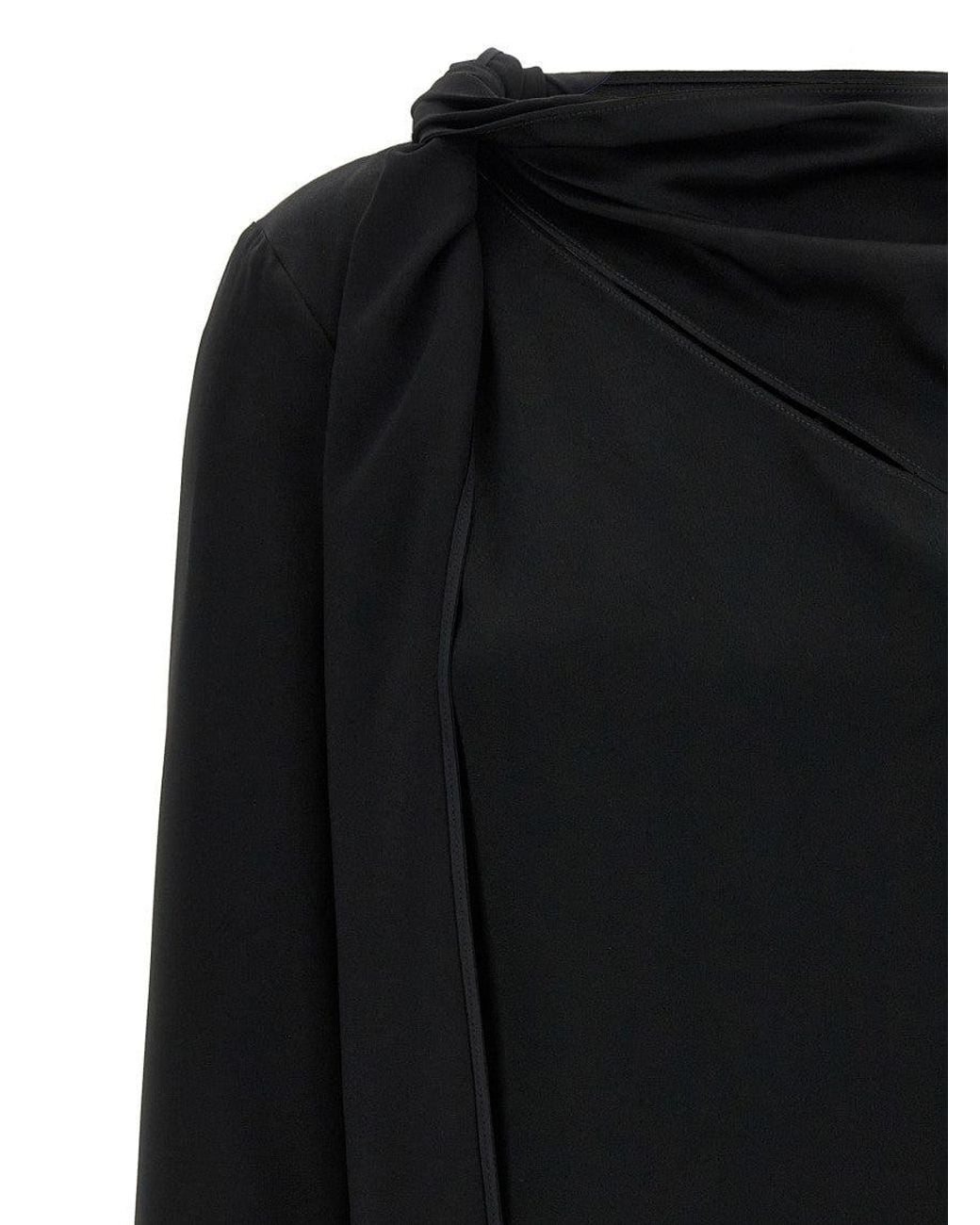 Givenchy Black Viscose Blouse