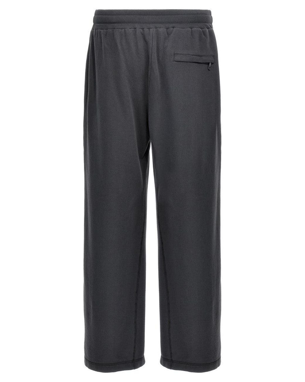 Dolce & Gabbana Gray Cotton Joggers for men