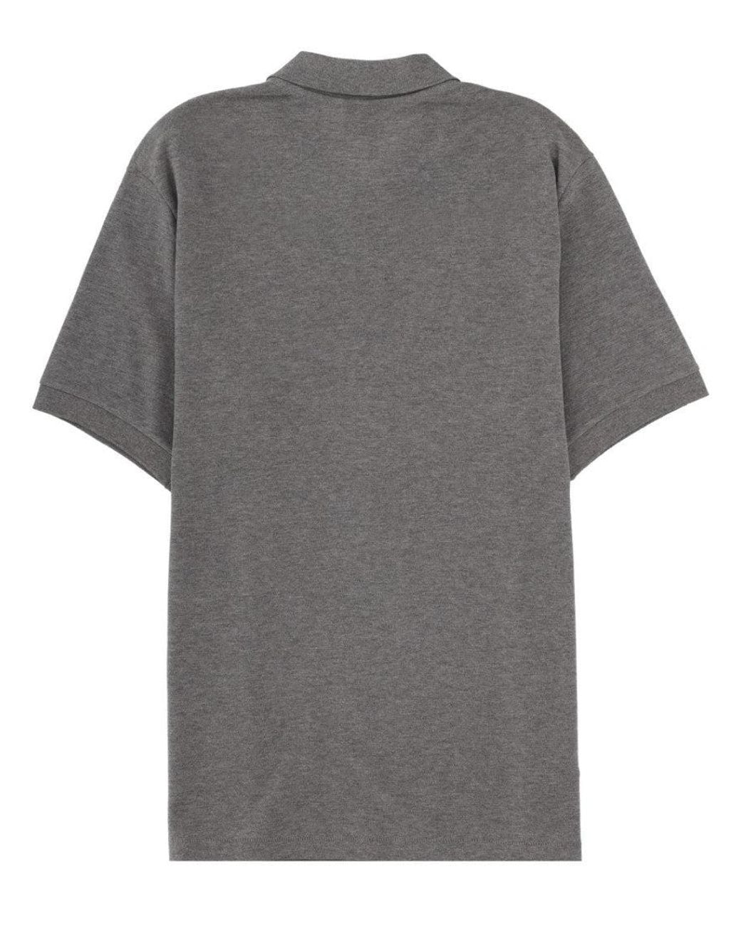 Paul Smith Gray Shirt Collar Polo for men